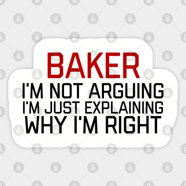 baker Sticker by Design stars 5